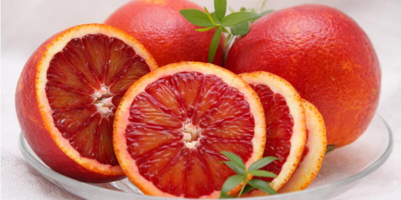 arance rosse fresche